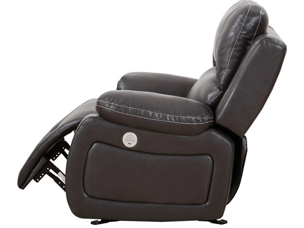 44″ X 40″ X 40″ Gray Power Reclining Chair